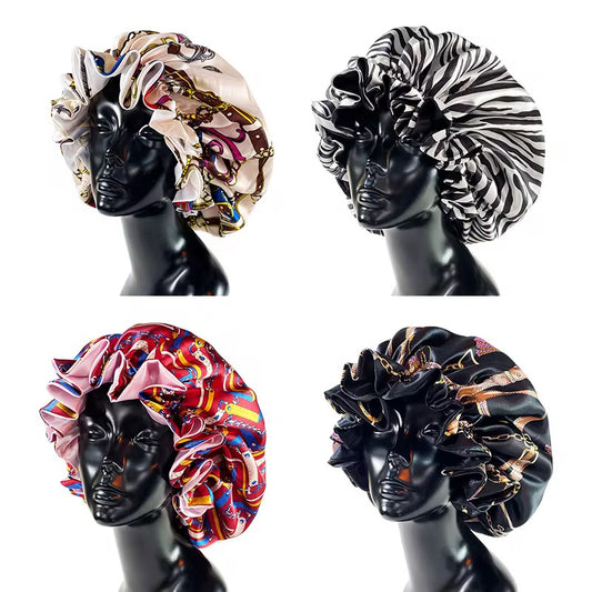 Luxury Double-Layer Satin Hair Bonnet